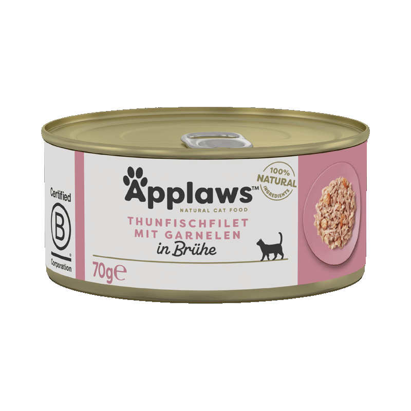 Applaws Dose Katze Adult Thunfisch und Garnelen 70g