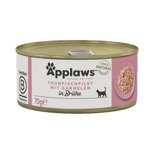 Applaws Dose Katze Adult Thunfisch und Garnelen 70g