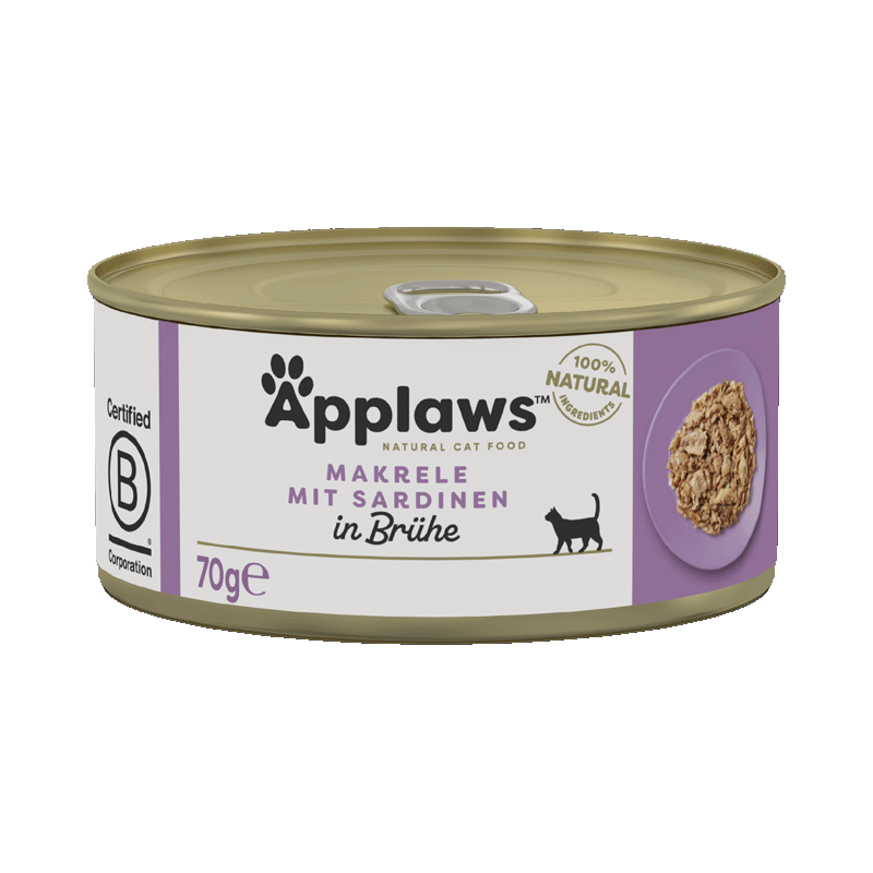 Applaws Dose Katze Adult Makrele und Sardinen 70g