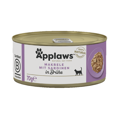 Applaws Dose Katze Adult Makrele und Sardinen 70g