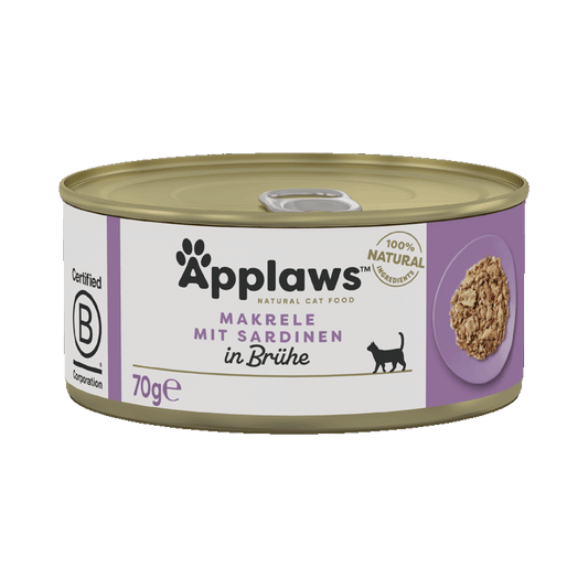 Applaws Dose Katze Adult Makrele und Sardinen 70g