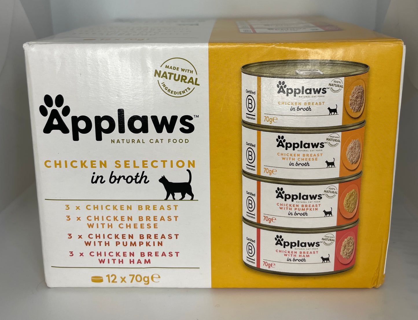 Applaws Dose Katze Adult 12x70g Collection Huhn Multipack