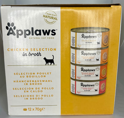 Applaws Dose Katze Adult 12x70g Collection Huhn Multipack