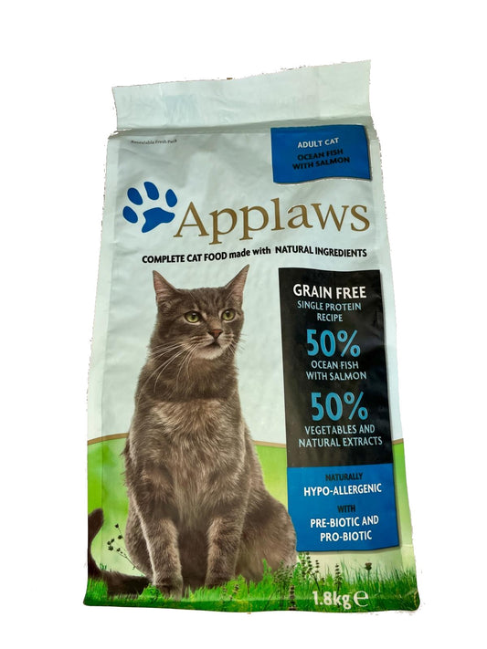 Applaws Trockenfutter Katze Adult Seefisch mit Lachs 1,8 Kg