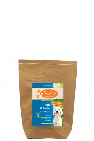 PURE Supreme Dog Nature Ente & Lachs KLEINE KROKETTEN 5kg