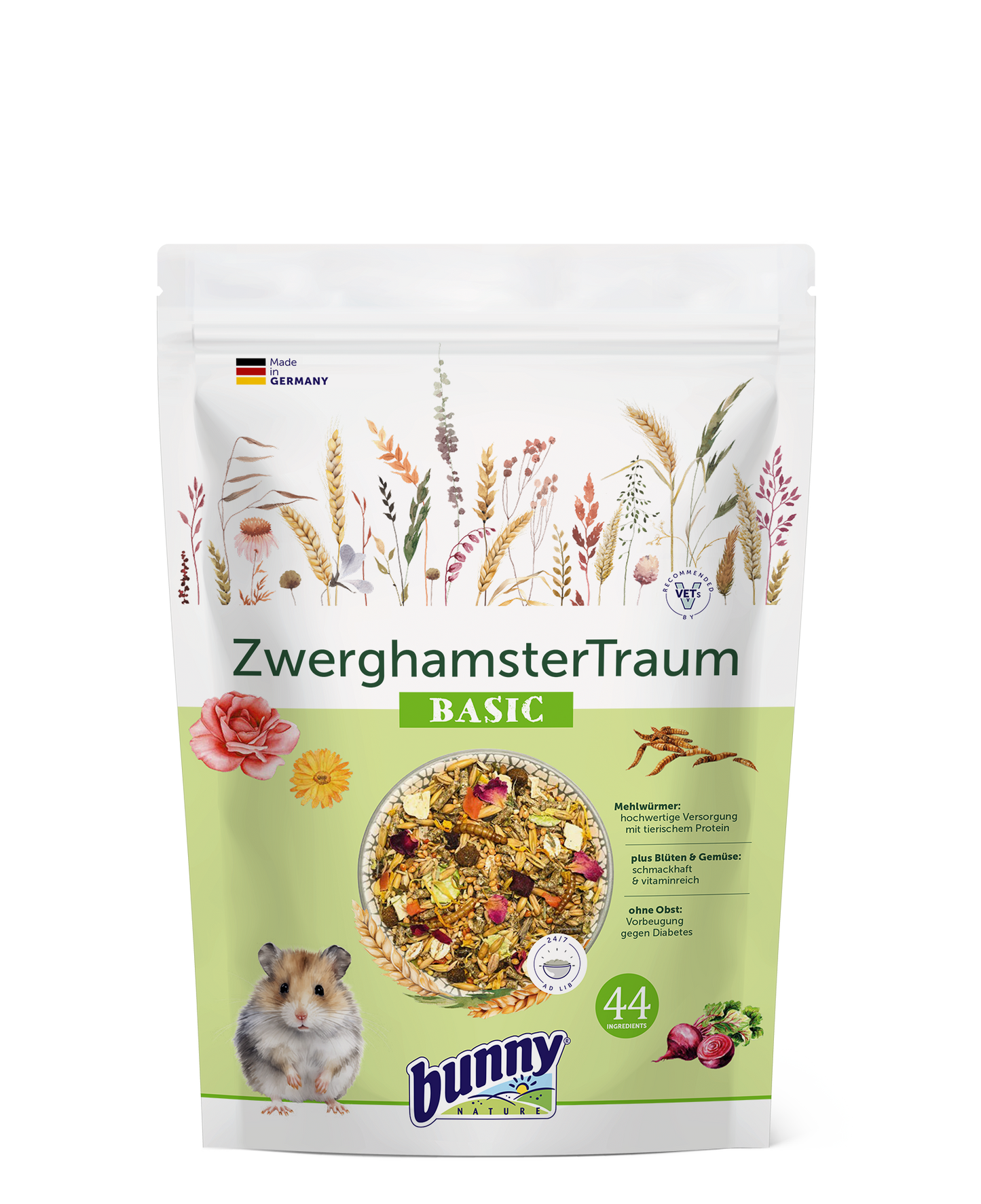 bunny Nature Zwerghamster Traum Basic 600g