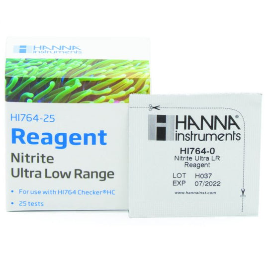 HANNA Instruments Meeres Nitritreagenzien für Ultra Low Range Checker® HC (25 Tests) - HI764-25